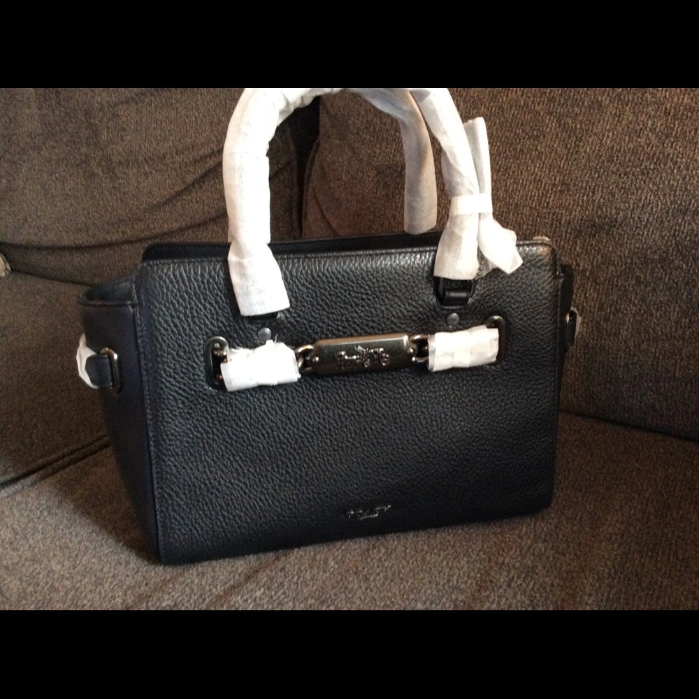 Authentic COACH leather Blake 25 Carryall Crosby - Picture 8 of 8